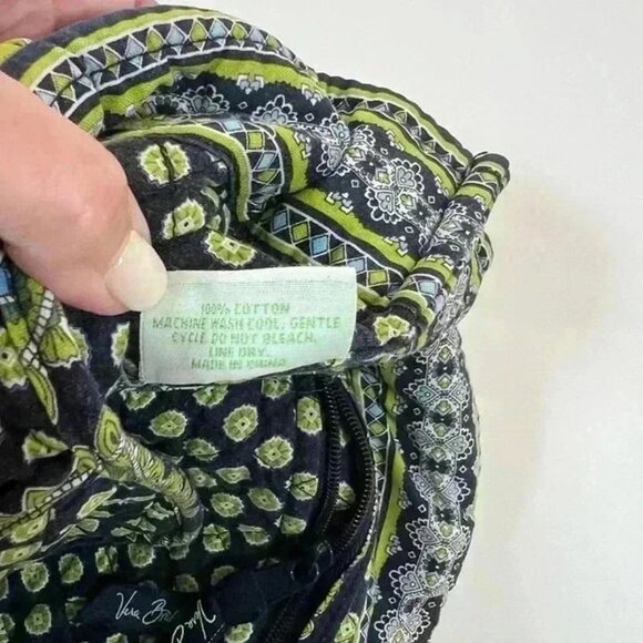 VERA BRADLEY CLOTH TOTE BAG RETIRED PATTERN CAMBRIDGE FALL 2007 SHOULDERBAG - Picture 7 of 9